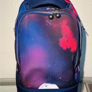 Vibrant Galaxy Print Backpack